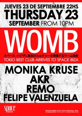 Womb, the Best Tokyo Club lands at Space Ibiza