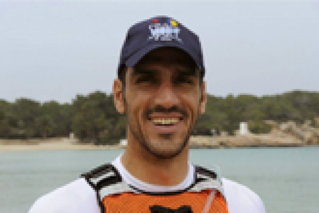 The surfski paddler Daniel Sánchez Viloria prepares for the World Championship with support from Space Ibiza