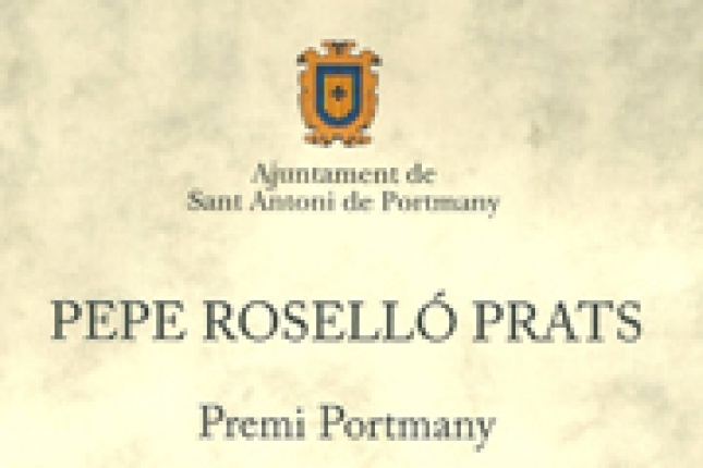PEPE ROSELLÓ IS AWARDED WITH EL PREMIO PORTMANY